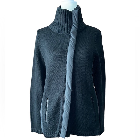 Eileen Fisher Merino Wool Black Sweater Zip
Jacket Petite M - Picture 2 of 11